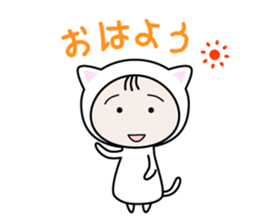 Girl in costume sticker #1093778