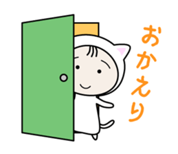 Girl in costume sticker #1093781