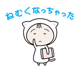 Girl in costume sticker #1093782