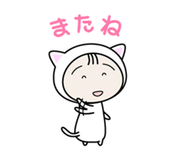 Girl in costume sticker #1093784