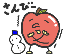 Tsugaru-ben Apple Sticker sticker #1094555