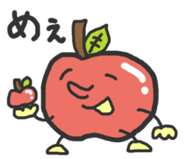 Tsugaru-ben Apple Sticker sticker #1094563