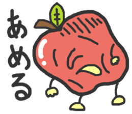 Tsugaru-ben Apple Sticker sticker #1094577