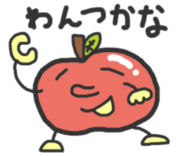 Tsugaru-ben Apple Sticker sticker #1094581