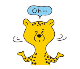 Cheetah's yell sticker #1094675