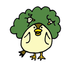 Tree Bird sticker #1094746