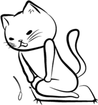 the Sticker of FUNNY CATS sticker #1095289