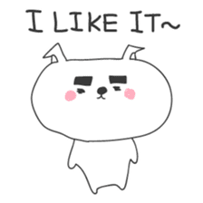 A dog in Kyushu 'Tetsuya' 1 (English) sticker #1095426