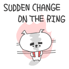 A dog in Kyushu 'Tetsuya' 1 (English) sticker #1095432