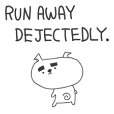 A dog in Kyushu 'Tetsuya' 1 (English) sticker #1095434