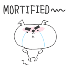 A dog in Kyushu 'Tetsuya' 1 (English) sticker #1095437