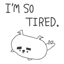 A dog in Kyushu 'Tetsuya' 1 (English) sticker #1095440