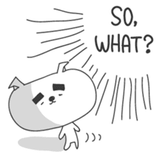 A dog in Kyushu 'Tetsuya' 1 (English) sticker #1095443