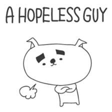 A dog in Kyushu 'Tetsuya' 1 (English) sticker #1095444