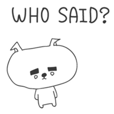 A dog in Kyushu 'Tetsuya' 1 (English) sticker #1095445