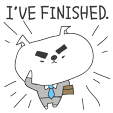 A dog in Kyushu 'Tetsuya' 1 (English) sticker #1095456