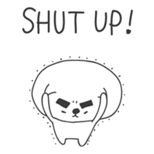 A dog in Kyushu 'Tetsuya' 1 (English) sticker #1095463