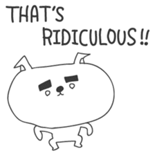 A dog in Kyushu 'Tetsuya' 1 (English) sticker #1095465