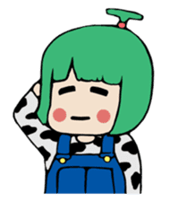 Michi Sanko-chan Farmer's Daugher sticker #1096427