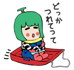 Michi Sanko-chan Farmer's Daugher sticker #1096438