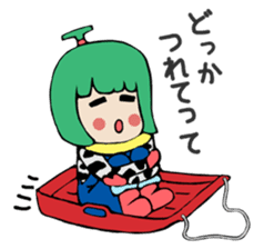 Michi Sanko-chan Farmer's Daugher sticker #1096438