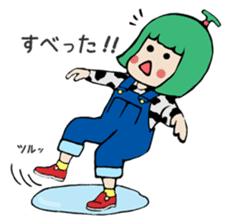 Michi Sanko-chan Farmer's Daugher sticker #1096444