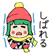 Michi Sanko-chan Farmer's Daugher sticker #1096445