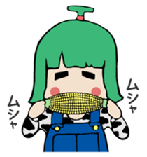 Michi Sanko-chan Farmer's Daugher sticker #1096452