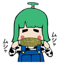 Michi Sanko-chan Farmer's Daugher sticker #1096452