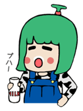 Michi Sanko-chan Farmer's Daugher sticker #1096453