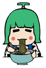 Michi Sanko-chan Farmer's Daugher sticker #1096454