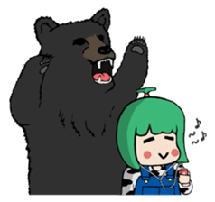 Michi Sanko-chan Farmer's Daugher sticker #1096463