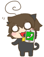 antenna cat sticker #1096476