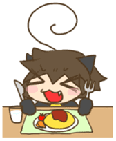 antenna cat sticker #1096477