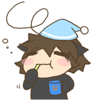 antenna cat sticker #1096481