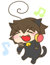 antenna cat sticker #1096498