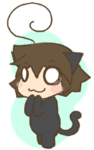 antenna cat sticker #1096500