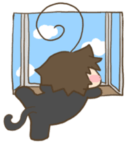 antenna cat sticker #1096504