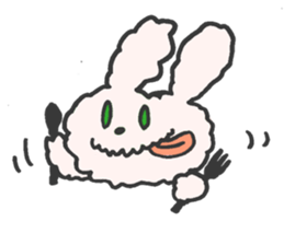 mocomocorabbit sticker #1096661