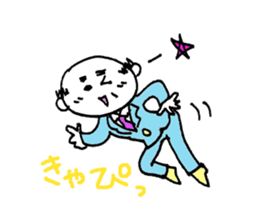 Girly old man "KYAPITA SAN" sticker #1096927