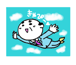 Girly old man "KYAPITA SAN" sticker #1096934