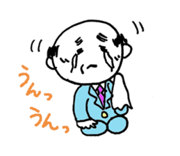 Girly old man "KYAPITA SAN" sticker #1096940