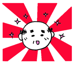 Girly old man "KYAPITA SAN" sticker #1096943