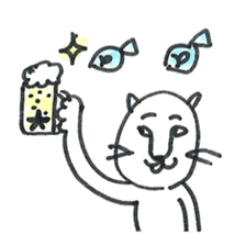 Cat "Nekoyama" Sticker sticker #1097062