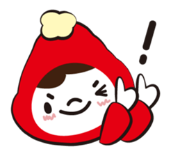 The child who puts on a cowl sticker #1097066