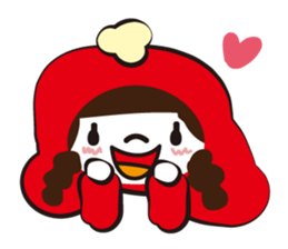 The child who puts on a cowl sticker #1097070