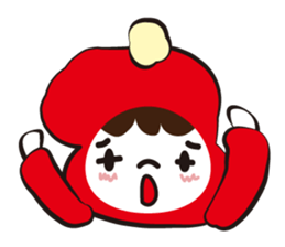 The child who puts on a cowl sticker #1097076