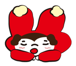 The child who puts on a cowl sticker #1097077