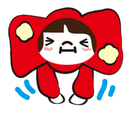 The child who puts on a cowl sticker #1097080