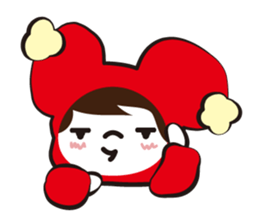 The child who puts on a cowl sticker #1097081